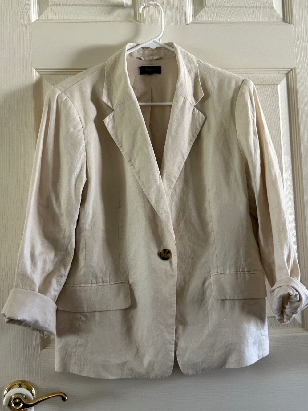 Quince 100% Linen Blazer, Size L
